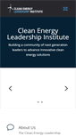 Mobile Screenshot of cleanenergyleaders.org